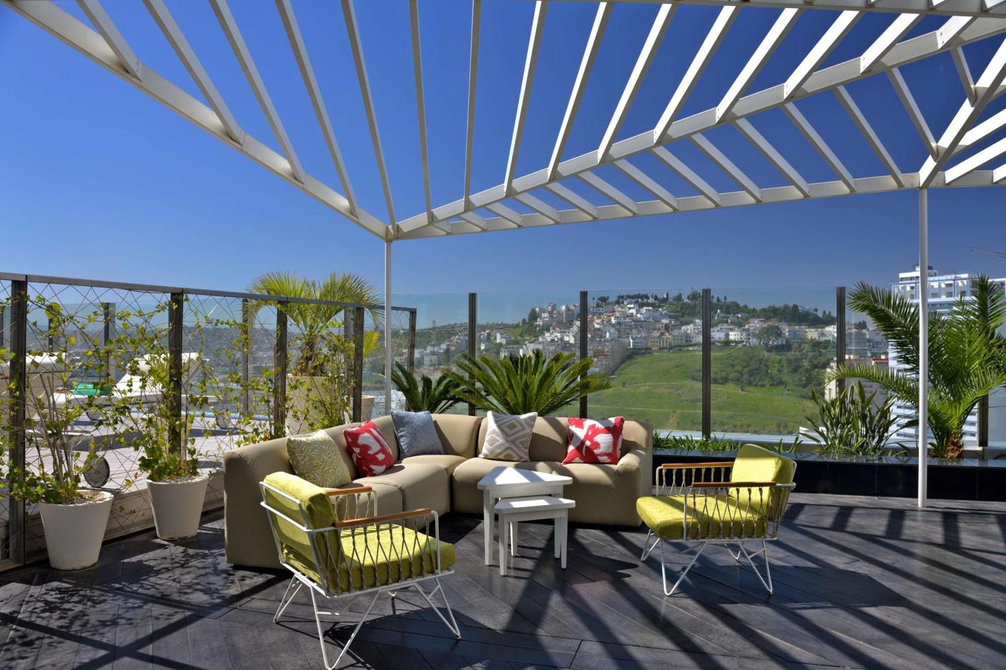 Hilton Tanger City Center Exterior photo Rooftop garden